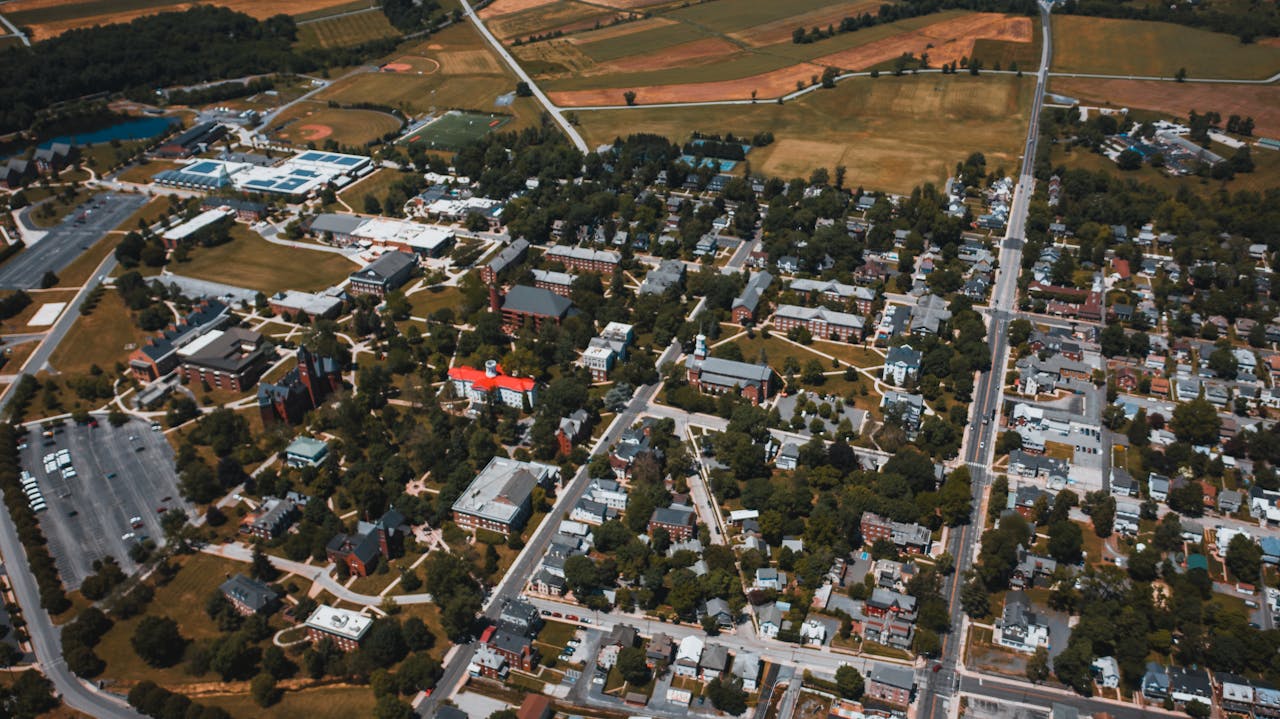 Hanover, PA aerial view